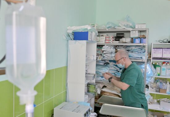 Russia Ukraine Military Operation Frontline Hospital
