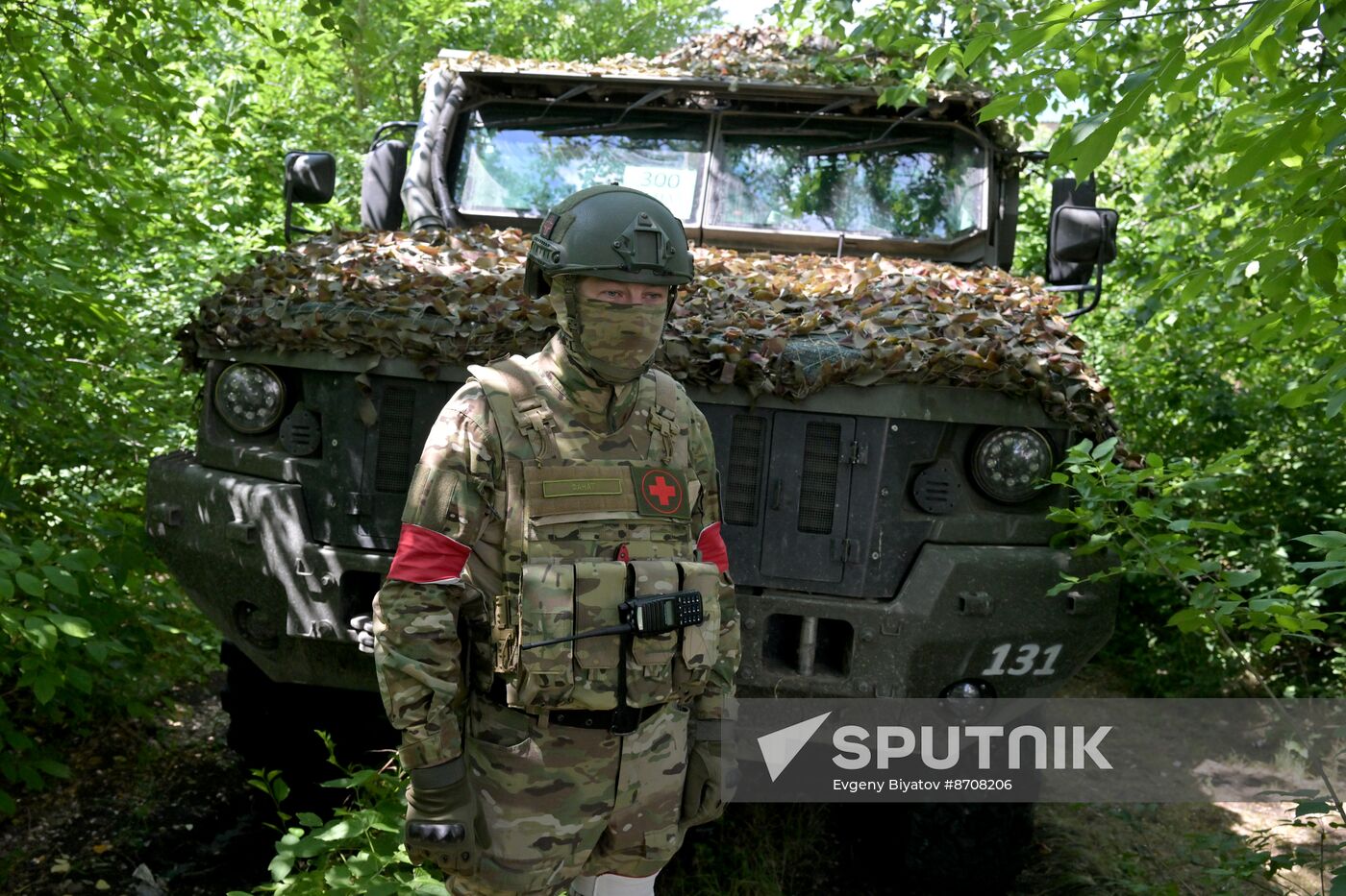 Russia Ukraine Military Operation Frontline Hospital