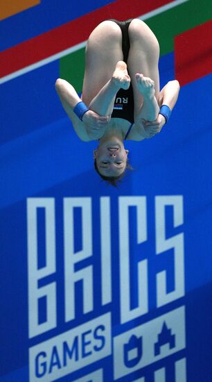 Russia BRICS Sports Games Diving Tower 10m Women