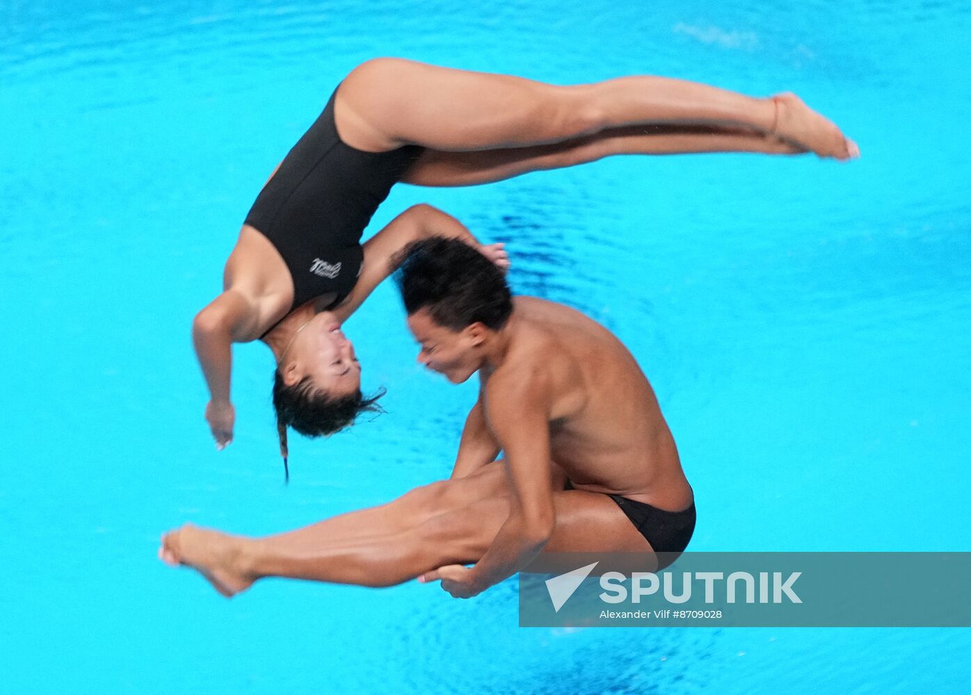 Russia BRICS Sports Games Diving Springboard 3m Synchronized Jumps Mixed