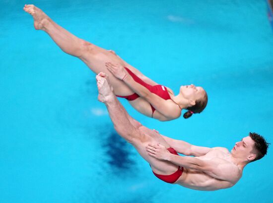 Russia BRICS Sports Games Diving Springboard 3m Synchronized Jumps Mixed