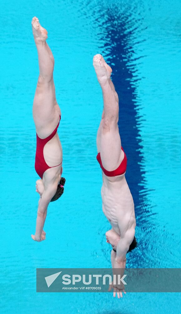 Russia BRICS Sports Games Diving Springboard 3m Synchronized Jumps Mixed