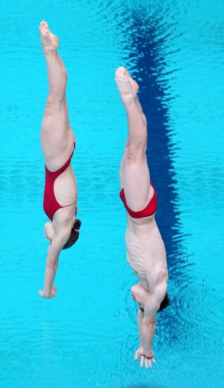 Russia BRICS Sports Games Diving Springboard 3m Synchronized Jumps Mixed