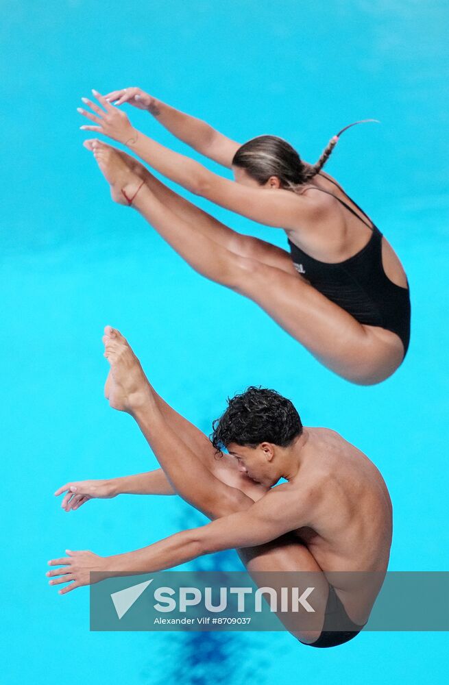 Russia BRICS Sports Games Diving Springboard 3m Synchronized Jumps Mixed