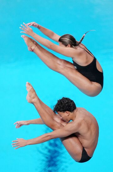 Russia BRICS Sports Games Diving Springboard 3m Synchronized Jumps Mixed