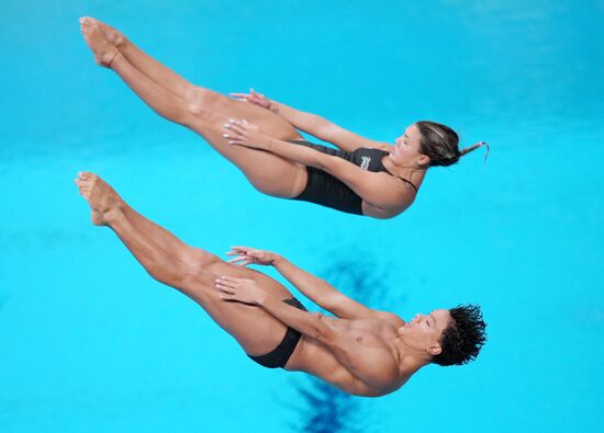 Russia BRICS Sports Games Diving Springboard 3m Synchronized Jumps Mixed