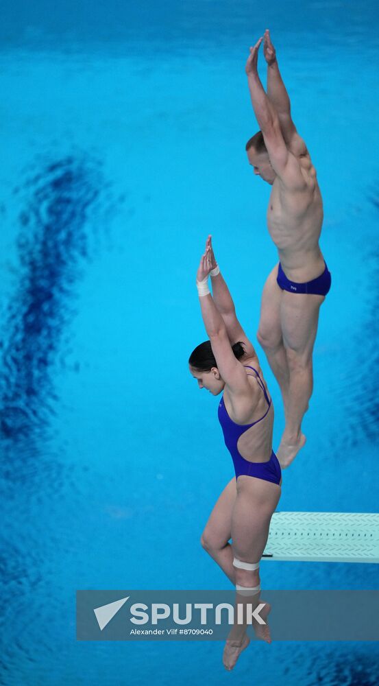 Russia BRICS Sports Games Diving Springboard 3m Synchronized Jumps Mixed