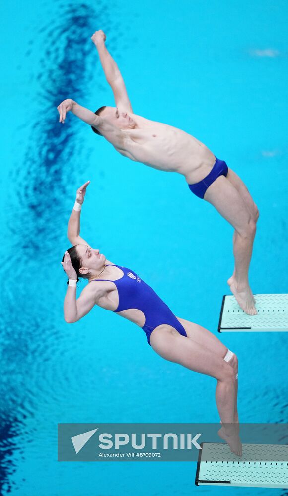 Russia BRICS Sports Games Diving Springboard 3m Synchronized Jumps Mixed