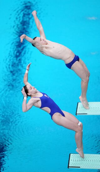 Russia BRICS Sports Games Diving Springboard 3m Synchronized Jumps Mixed