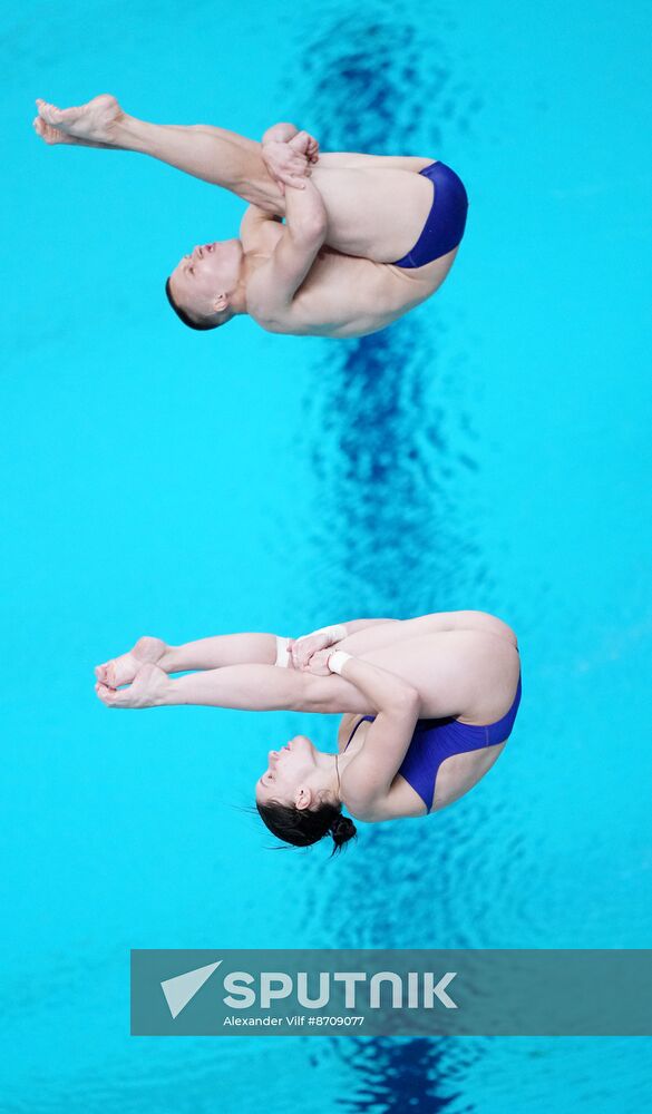 Russia BRICS Sports Games Diving Springboard 3m Synchronized Jumps Mixed