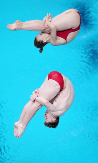Russia BRICS Sports Games Diving Springboard 3m Synchronized Jumps Mixed