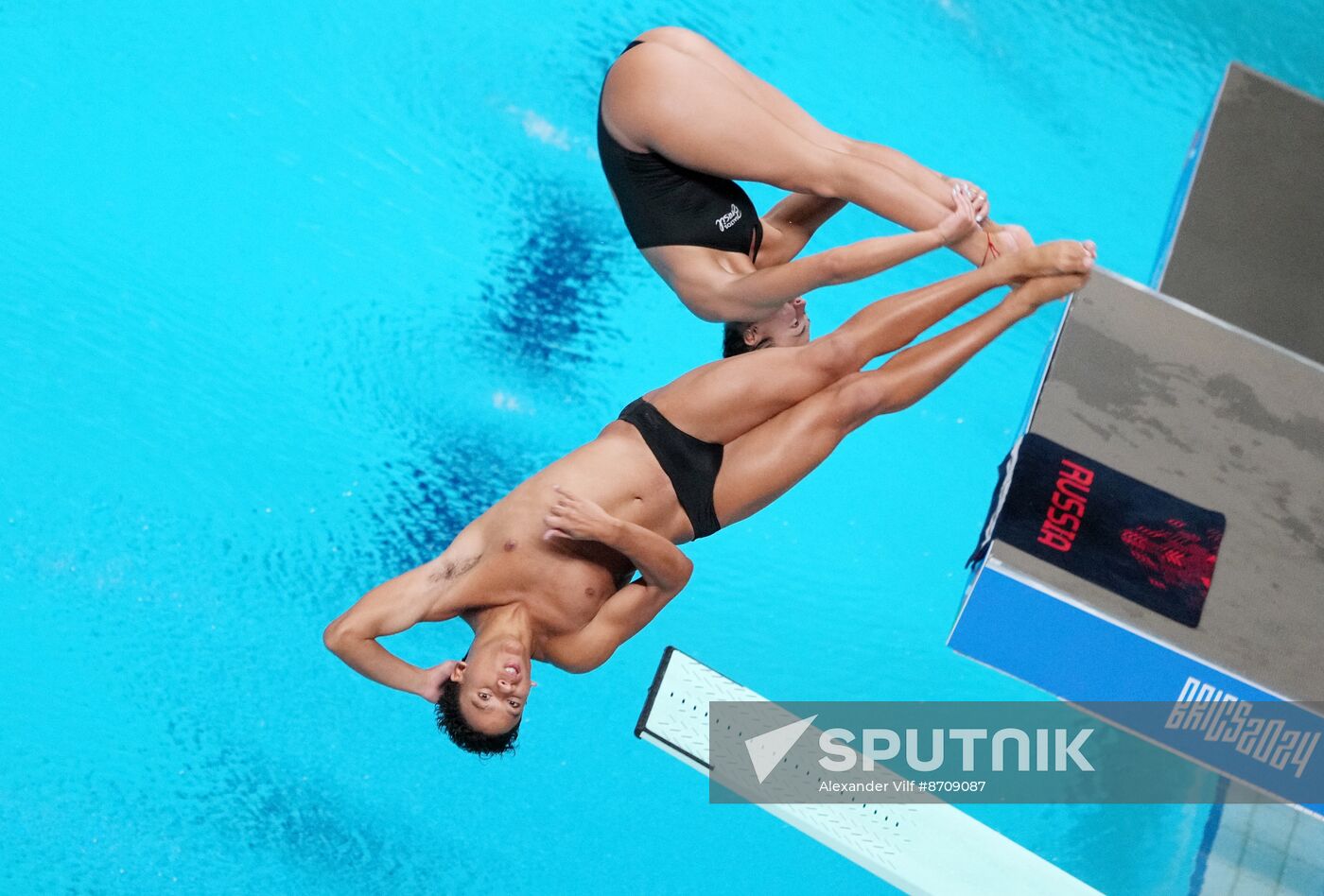 Russia BRICS Sports Games Diving Springboard 3m Synchronized Jumps Mixed