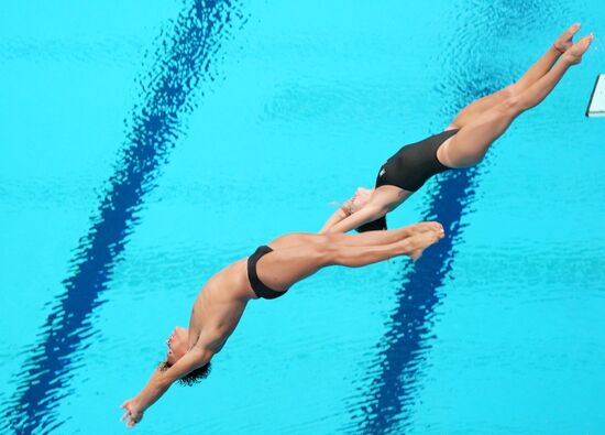 Russia BRICS Sports Games Diving Springboard 3m Synchronized Jumps Mixed