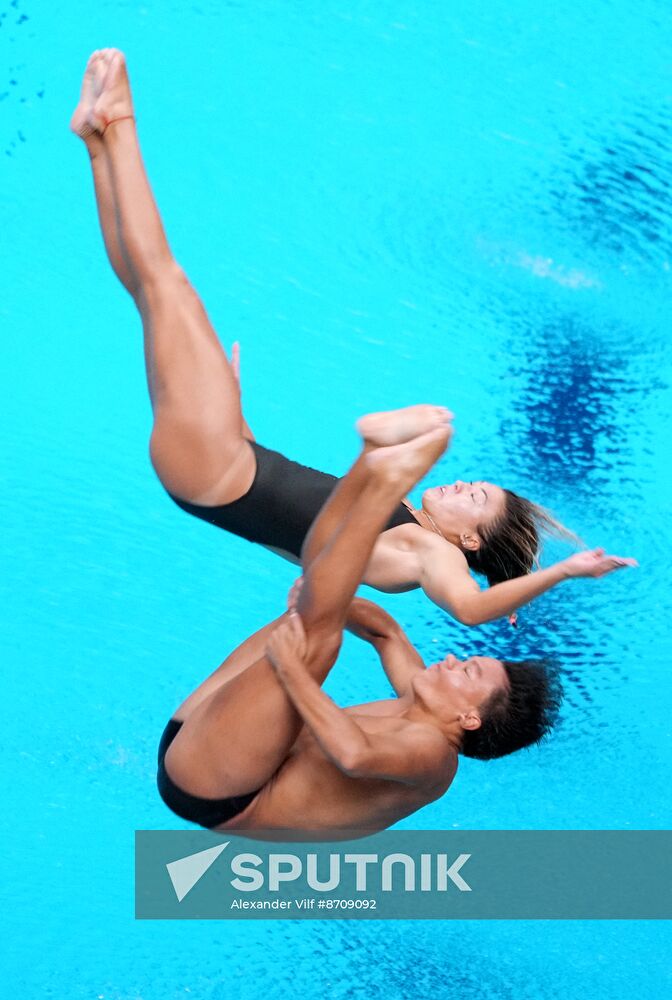 Russia BRICS Sports Games Diving Springboard 3m Synchronized Jumps Mixed