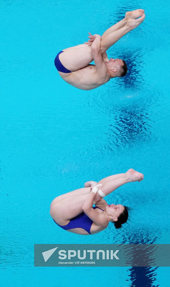 Russia BRICS Sports Games Diving Springboard 3m Synchronized Jumps Mixed