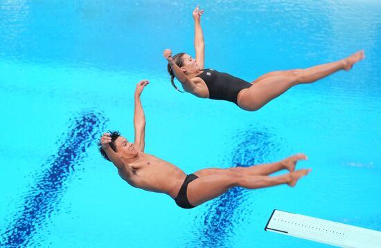 Russia BRICS Sports Games Diving Springboard 3m Synchronized Jumps Mixed