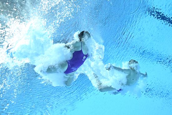 Russia BRICS Sports Games Diving Springboard 3m Synchronized Jumps Mixed