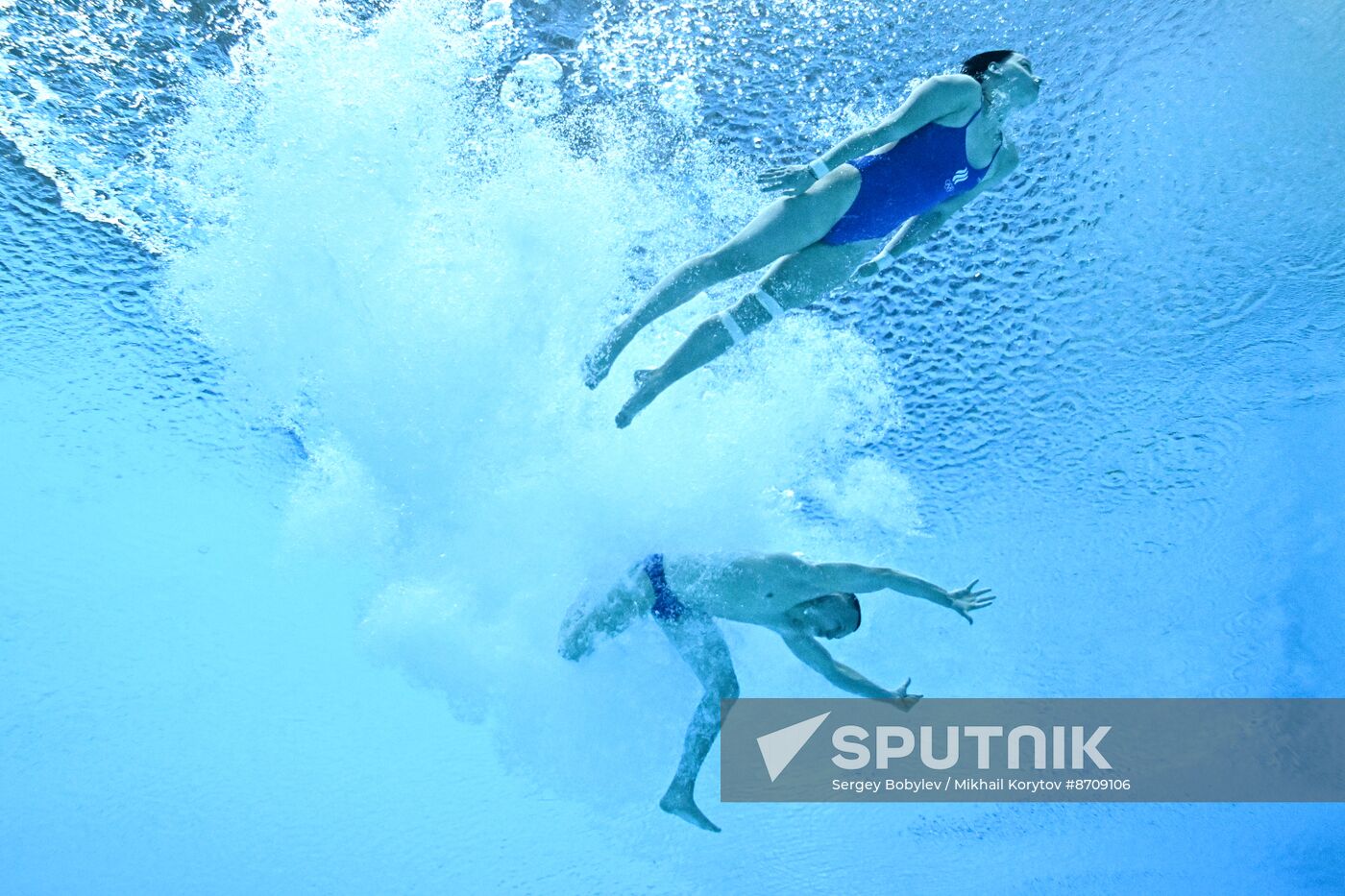 Russia BRICS Sports Games Diving Springboard 3m Synchronized Jumps Mixed
