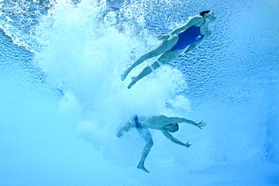 Russia BRICS Sports Games Diving Springboard 3m Synchronized Jumps Mixed