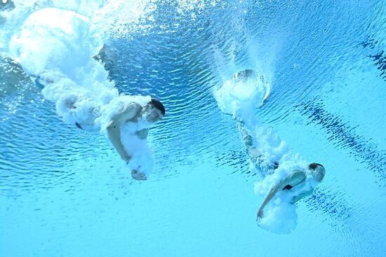 Russia BRICS Sports Games Diving Springboard 3m Synchronized Jumps Mixed