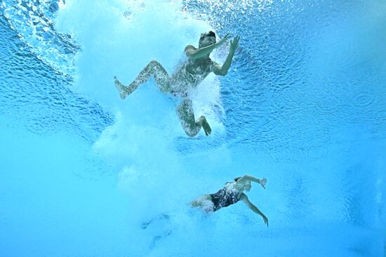 Russia BRICS Sports Games Diving Springboard 3m Synchronized Jumps Mixed