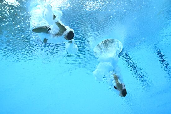 Russia BRICS Sports Games Diving Springboard 3m Synchronized Jumps Mixed