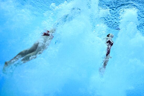 Russia BRICS Sports Games Diving Springboard 3m Synchronized Jumps Mixed