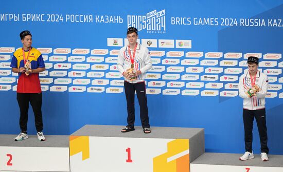 Russia BRICS Sports Games Diving Awarding Ceremony
