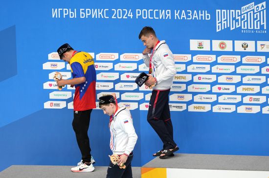 Russia BRICS Sports Games Diving Awarding Ceremony
