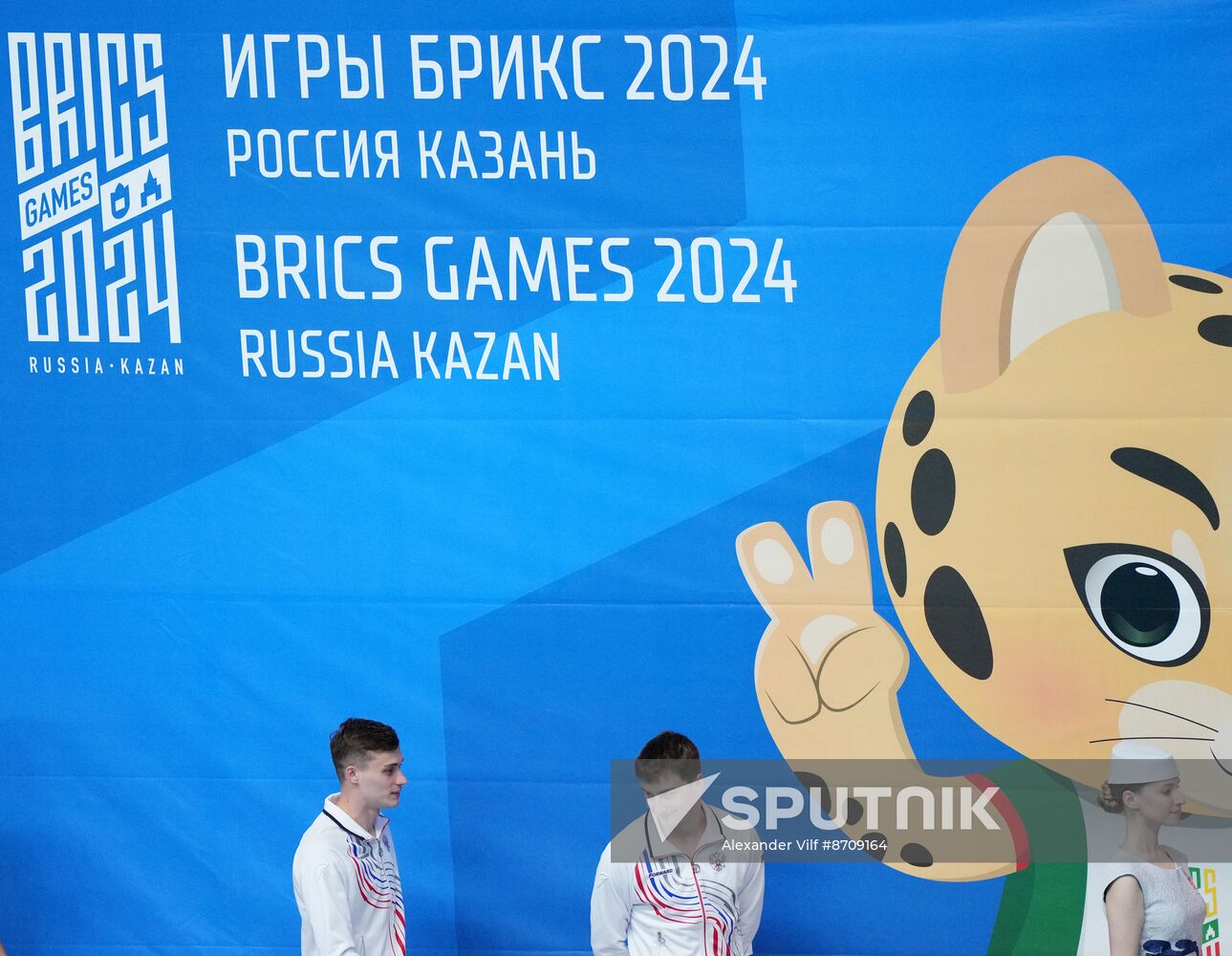 Russia BRICS Sports Games Diving Awarding Ceremony