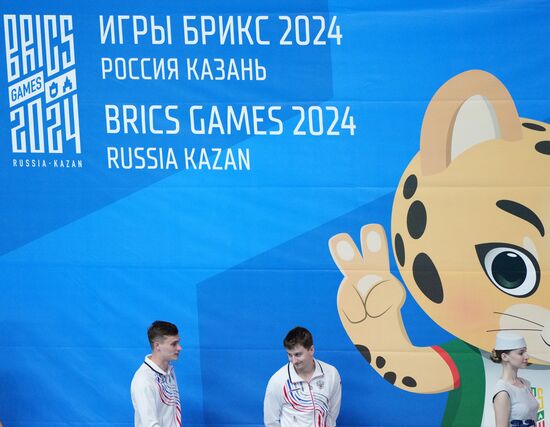 Russia BRICS Sports Games Diving Awarding Ceremony
