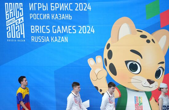 Russia BRICS Sports Games Diving Awarding Ceremony
