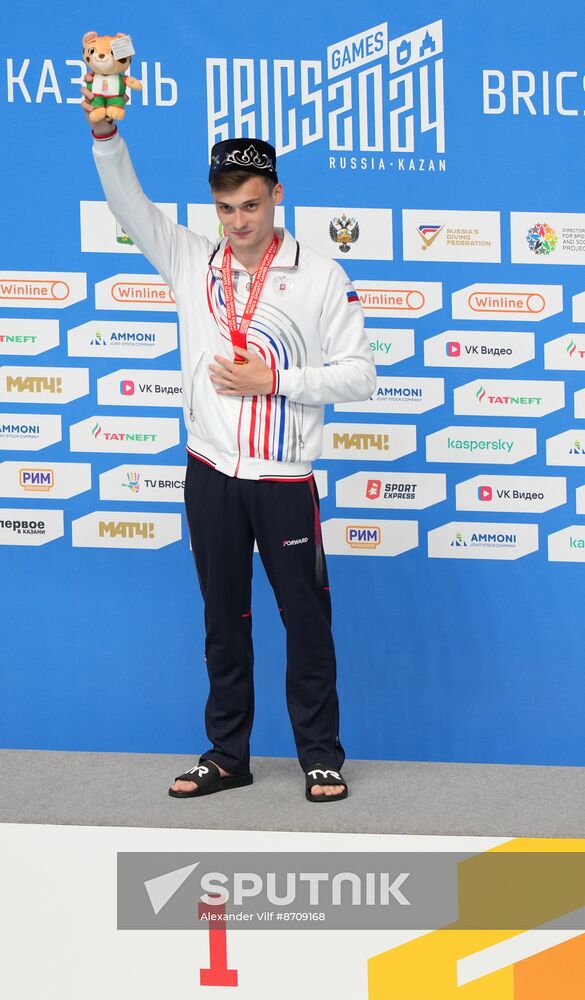 Russia BRICS Sports Games Diving Awarding Ceremony