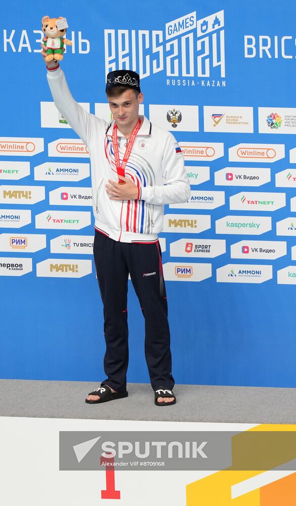 Russia BRICS Sports Games Diving Awarding Ceremony
