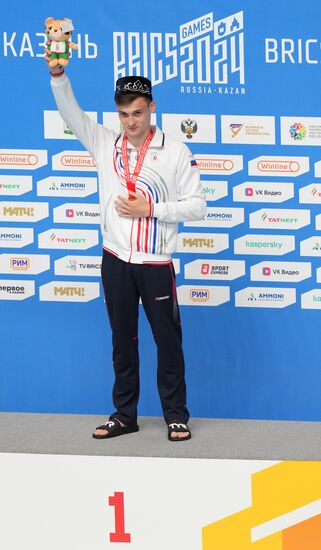 Russia BRICS Sports Games Diving Awarding Ceremony