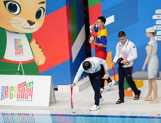Russia BRICS Sports Games Diving Awarding Ceremony