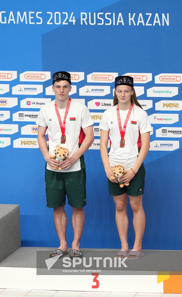Russia BRICS Sports Games Diving Awarding Ceremony
