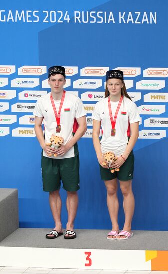 Russia BRICS Sports Games Diving Awarding Ceremony