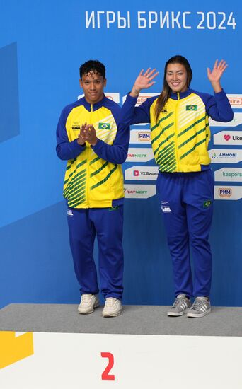 Russia BRICS Sports Games Diving Awarding Ceremony