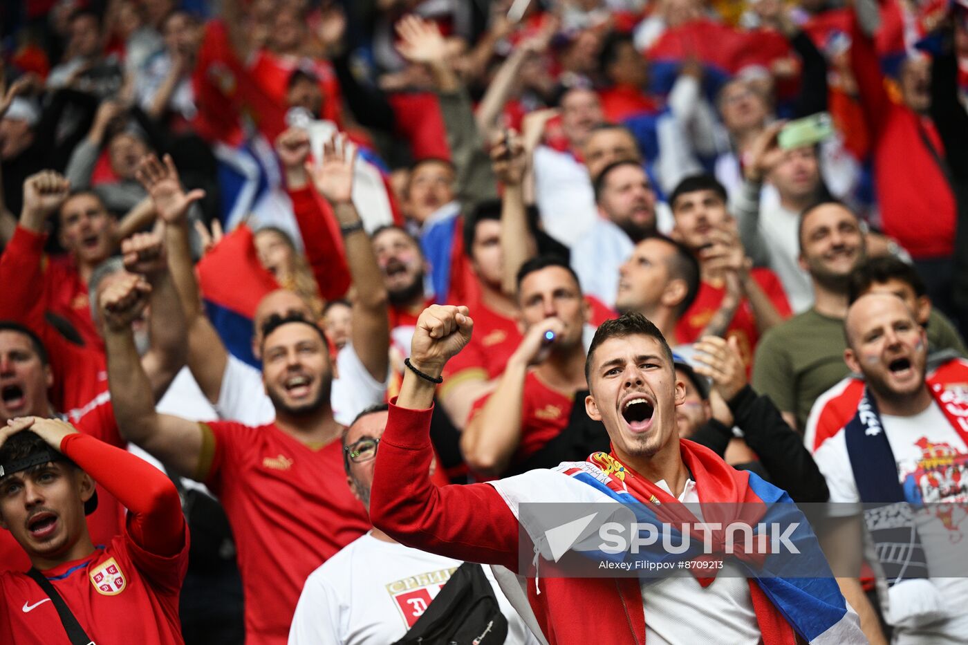 Russia Soccer Euro 2024 Serbia - England