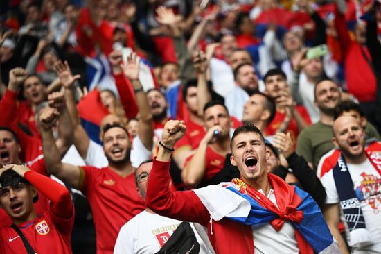 Russia Soccer Euro 2024 Serbia - England