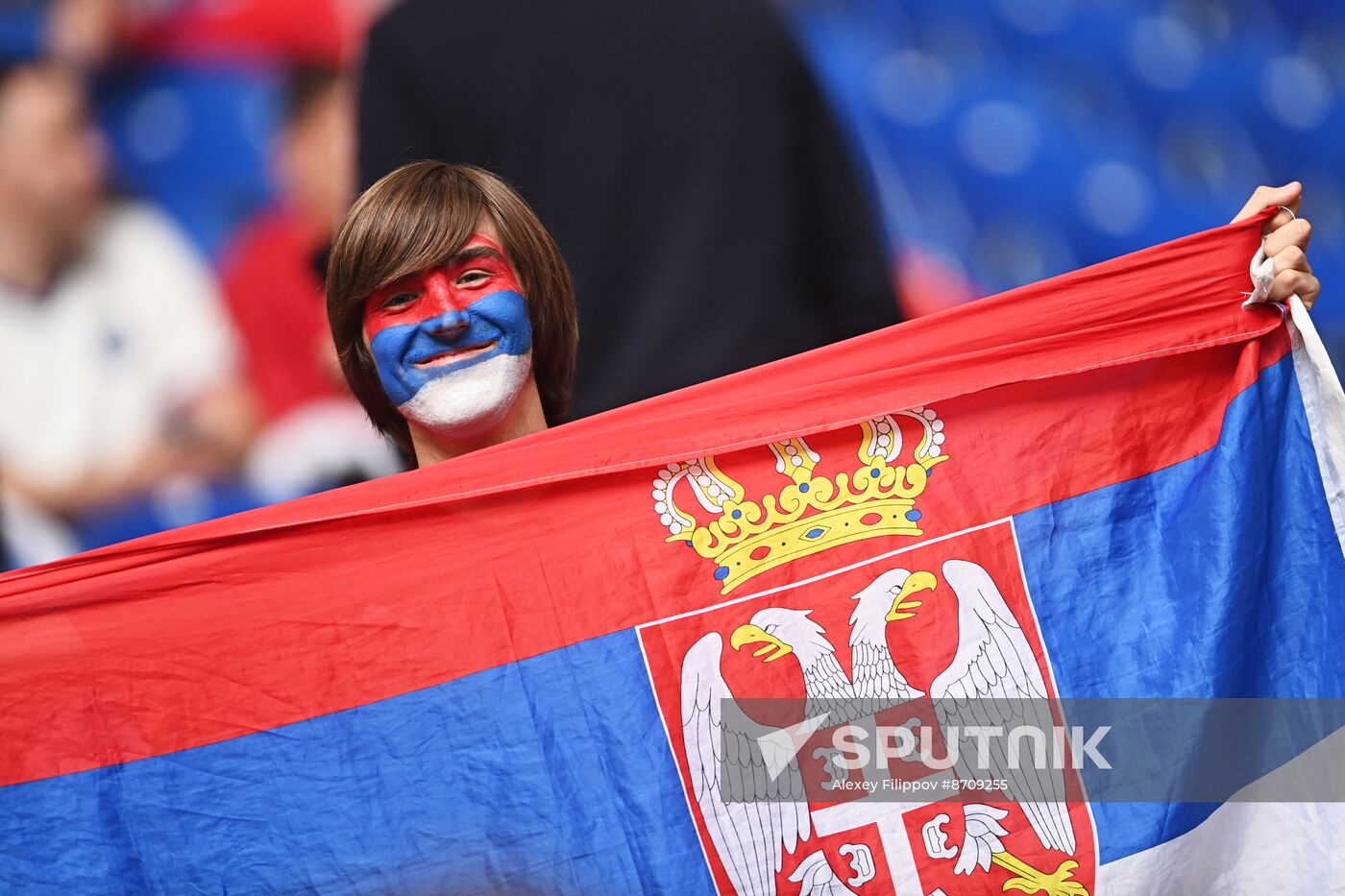 Russia Soccer Euro 2024 Serbia - England