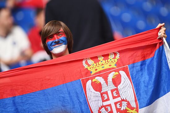 Russia Soccer Euro 2024 Serbia - England