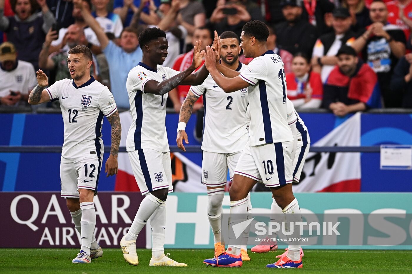 Russia Soccer Euro 2024 Serbia - England