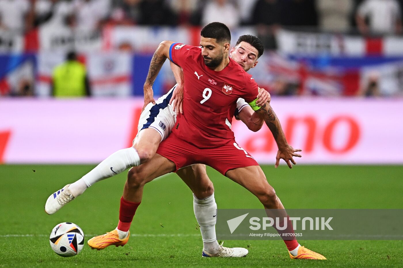 Russia Soccer Euro 2024 Serbia - England