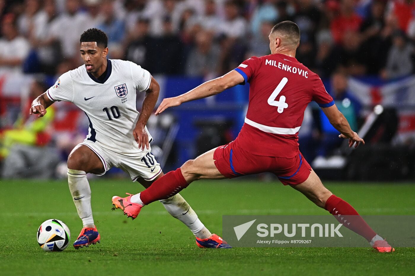 Russia Soccer Euro 2024 Serbia - England