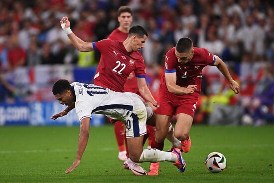 Russia Soccer Euro 2024 Serbia - England