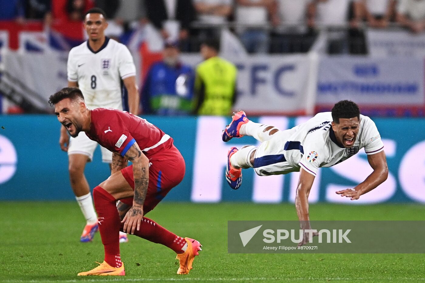 Russia Soccer Euro 2024 Serbia - England