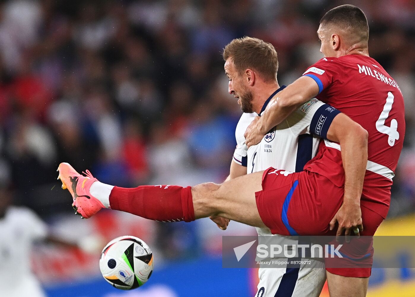 Russia Soccer Euro 2024 Serbia - England