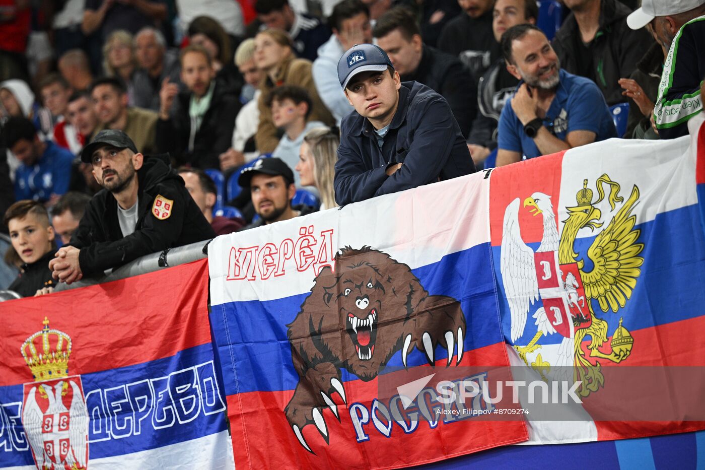 Russia Soccer Euro 2024 Serbia - England